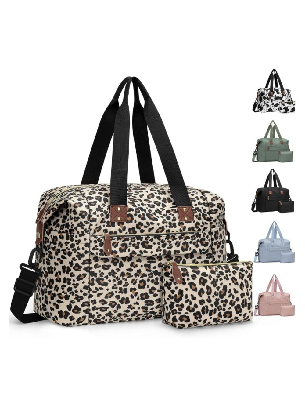 Travel Duffle Bag Weekender Overnight Carry On with Toiletry Bag